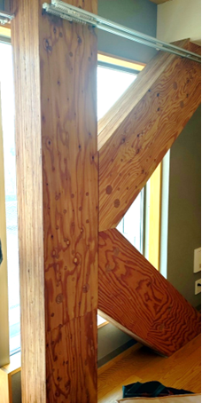 リブウッド大阪城(LVLの柱材)